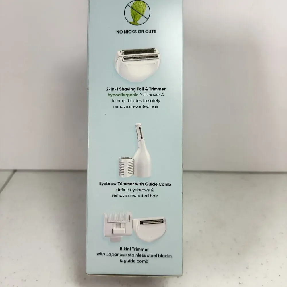 Conair Girlbomb 2-in-1 Hypoallergenic Shaver & Trimmer System NEW